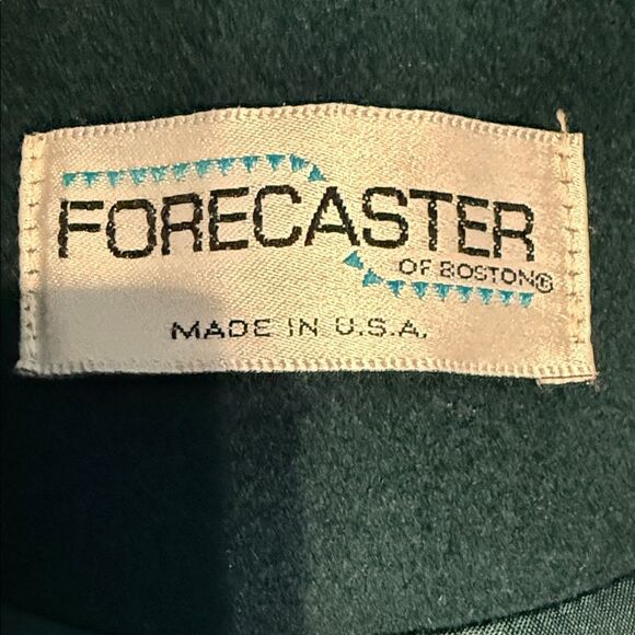 Elegant Dark Green Women's Coat sz 8 double breasted - Picture 4 of 10